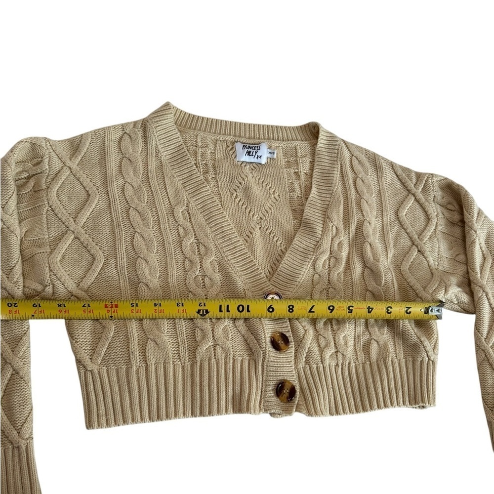 Princess Polly soleil cropped sweater set beige Size XS/S - Picture 11 of 17